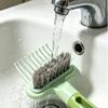 Comfortable Grip Pet Detangling Brush Rounded Teeth Pet Grooming Comb  for Cats and Dogs