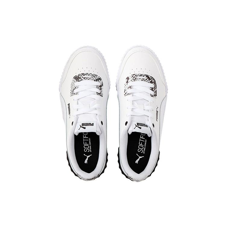 (WMNS) PUMA Carina Lift Casual Shoes For White/Black Women's 382504-01