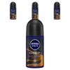 Nivea Men's Deep Black Charcoal Espresso 72 Jam Roll-On Deodorant 4 Pcs 50ml
