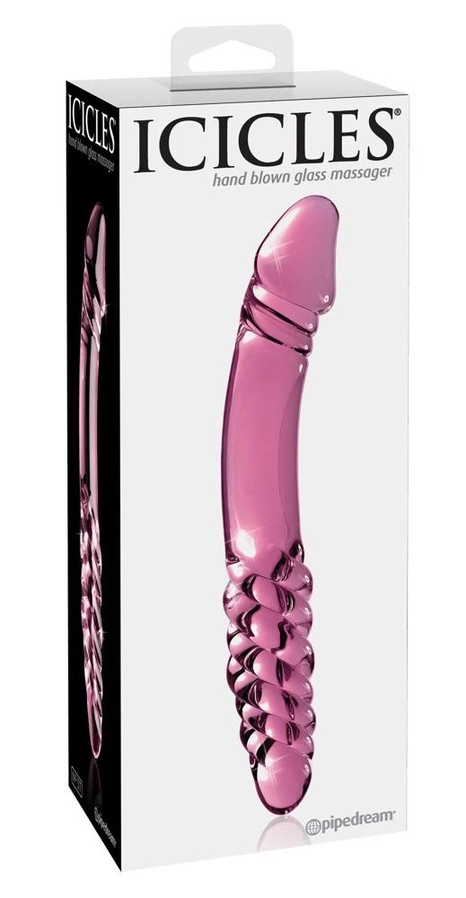 Icicles - Glass Dildo with Two Different Ends