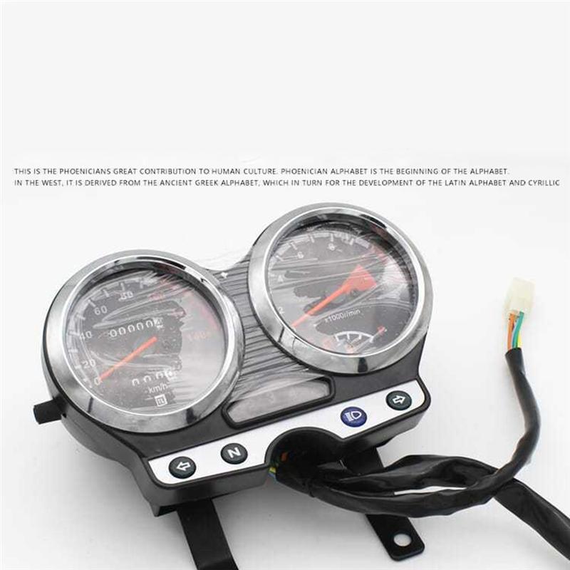 Suzuki GT125 GSX125/QS125 Brezilya Kolombiya için Motosiklet LED Gösterge Paneli Montajı Kilometre Sayacı Takometre-A87Q
