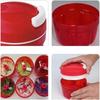 Tupperware Chef Turbo-Chef Rot D158 Zwiebelhacker & Speedy Boy Cutter