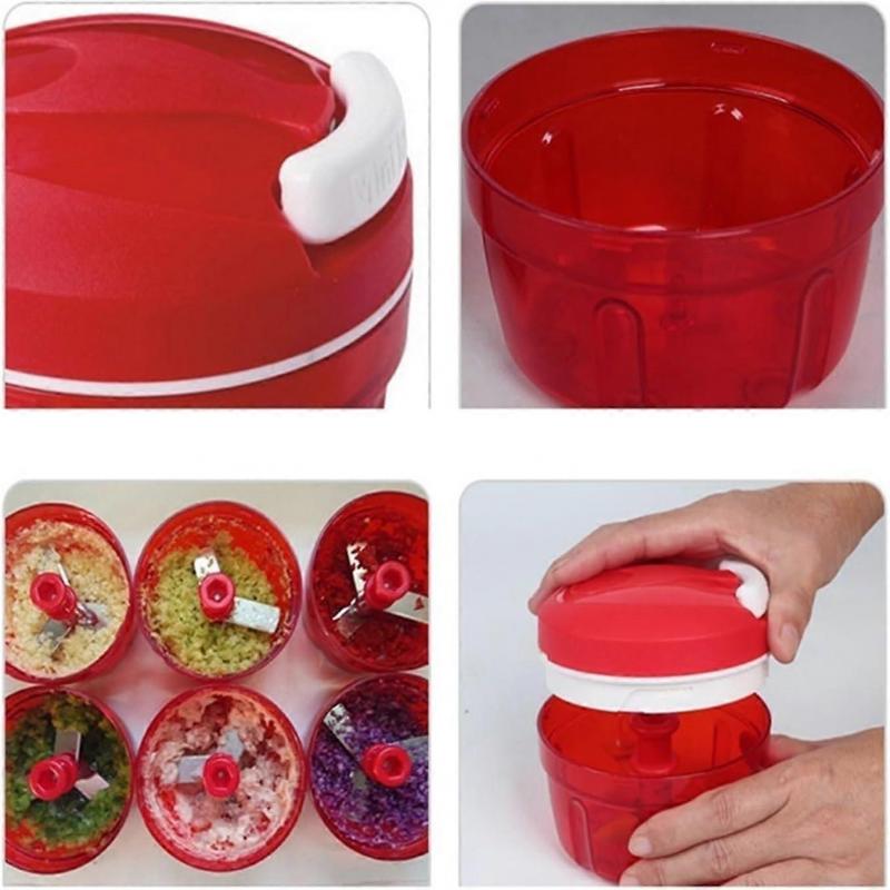 Tupperware Chef Turbo-Chef Rot D158 Zwiebelhacker & Speedy Boy Cutter