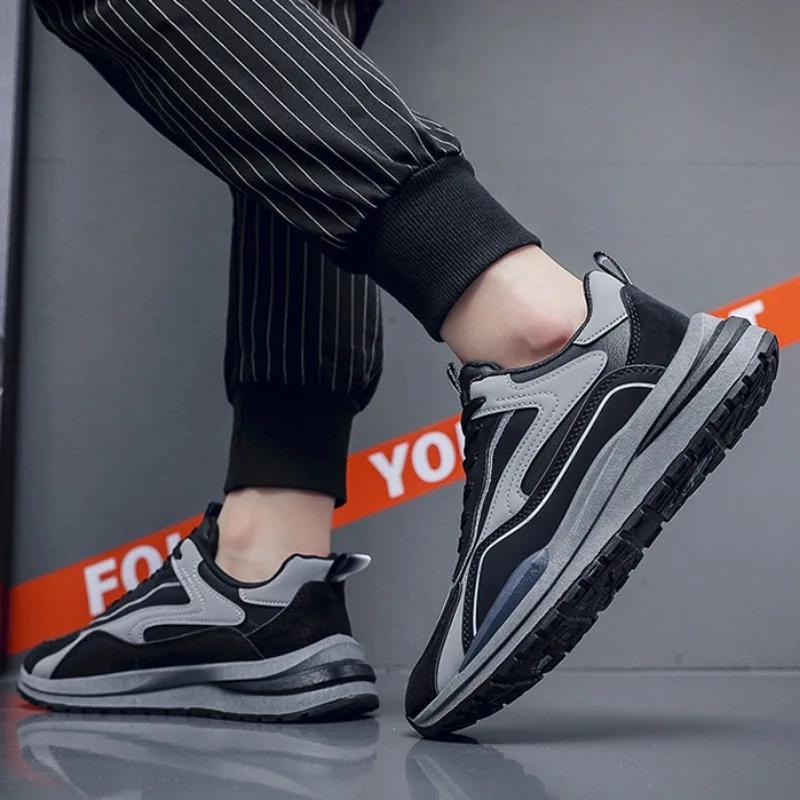 Fashion Men Sneakers Summer Breathable Comfortable Platform Running Shoes Tennis Shoe No Slip Wear-resistant Train Shoes Jogging