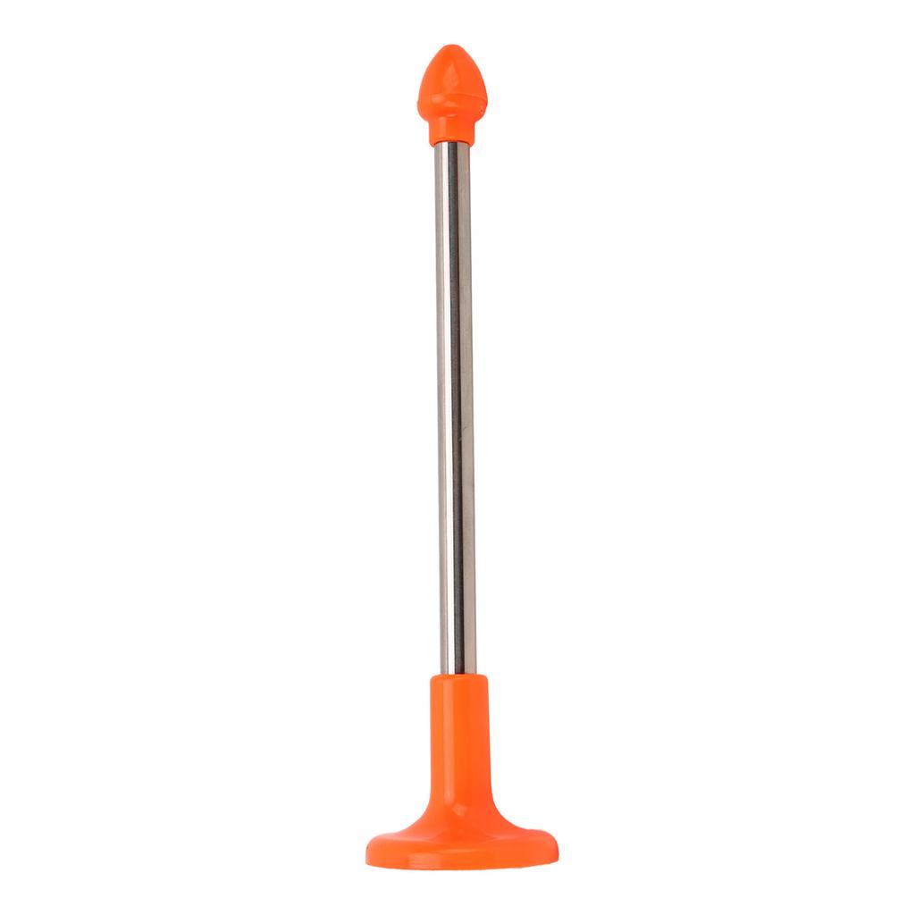 Golf Cutting Direction Indicator Orange 2 Sections Telescopic Golf Alignment Swing Training Aid Stick