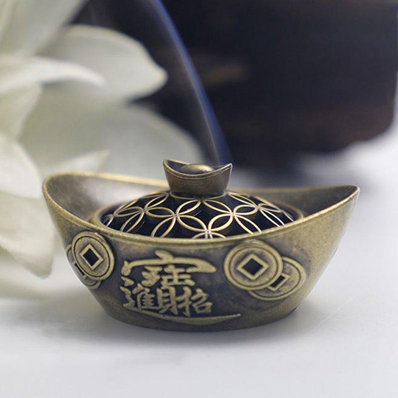 Buddhist Utensils Incense Burner Incense Censer Alloy Sandalwood House Furnishings Home Office Decoration