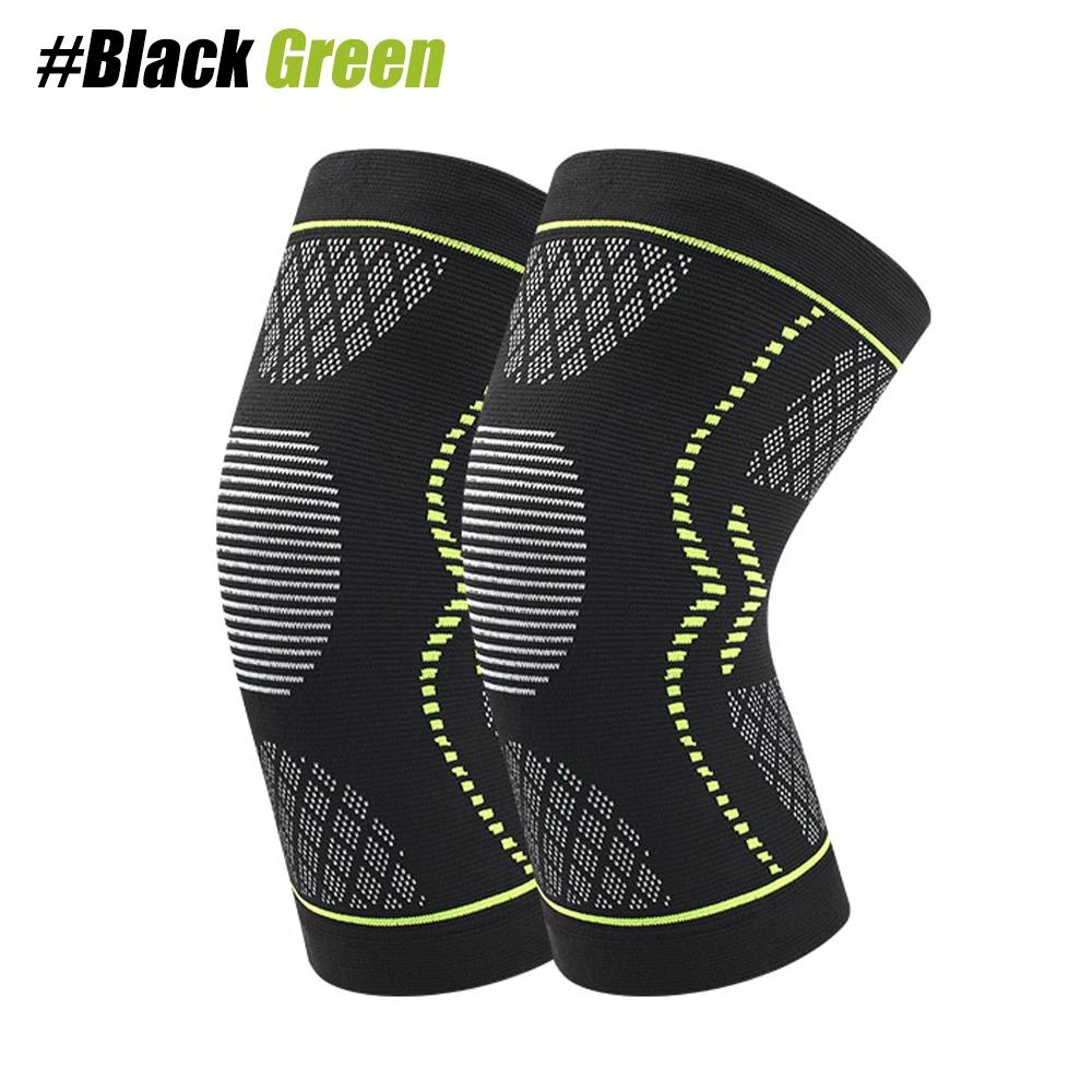 1Pair Knee Brace Perfect For Pain Reliefknee Compression Sleeves Perfect For Men Womenfor Weightliftinggymworkoutvolleyball - Meniscus Tear M