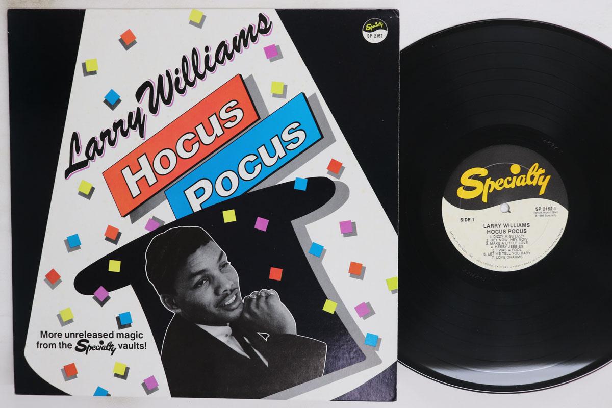 Виниловая пластинка LARRY WILLIAMS Hocus Pocus SP2162 SPECIALTY 1986 США Рок Б/у