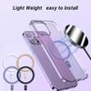 1/5KS Magnetická nálepka Kovový kroužek pro Magsafe Bezdrátové nabíjení Kruhový nabíjecí disk Magnetické nálepky Pro iPhone 16 15 13 Pro Max