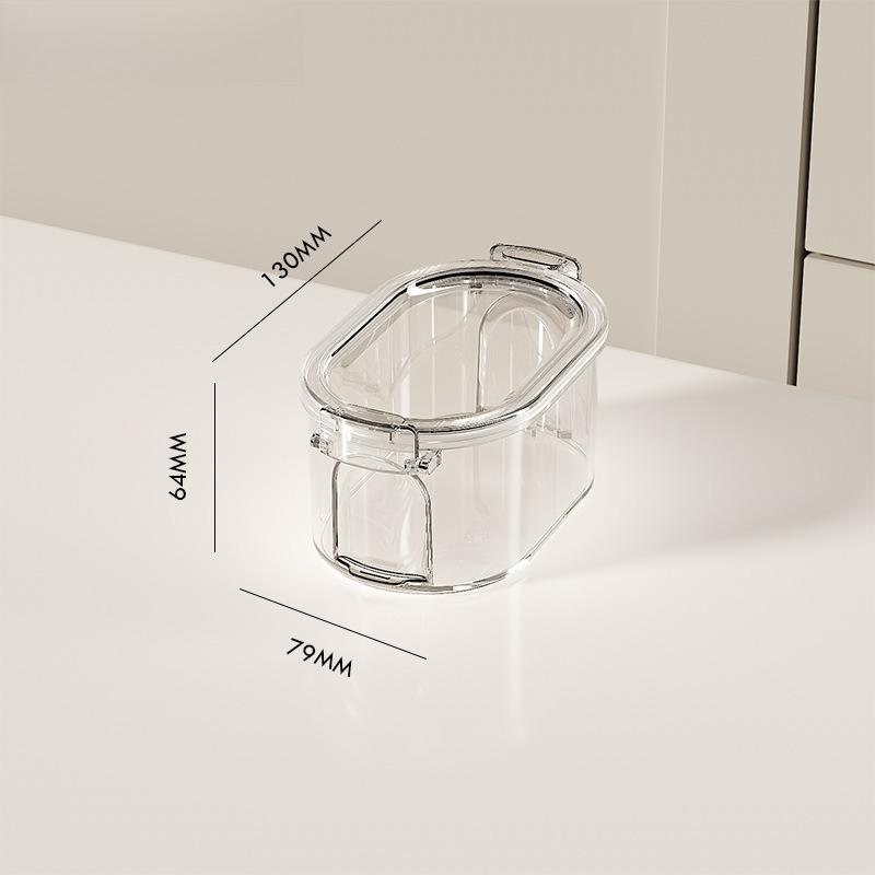 Spice Seasoning Bottle, Household Kitchen Sichuan Pepper Seasoning Jar, High-end Multi-layer Food Grade Seasoning Storage Box Single layer box