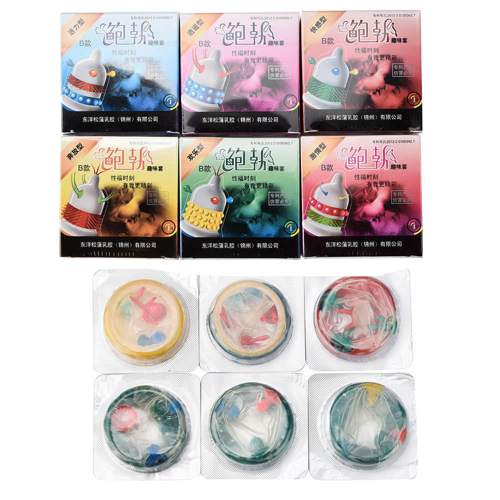 Buy Lots 1pcs Adult Condoms Latex Sensitive Dotted Massage Ribbed ...