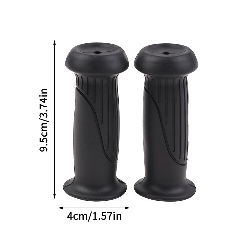 1Pair Universal High-Elastic Rubber Handle Grips Non-Slip Handlebar Covers Bike Scooter Balance Bike Grips Handle Protectors