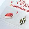 24 Numbered Advent Calendar Panel, Custom Fabric Christmas Wall Display for Entryways, Small Candy, Message Cards and Indoor Rooms