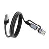 Braided Type C & USB Ethernet Cable 1.8 Meter 100Mbps Networking Connector Wire For Mobile Devices Computers