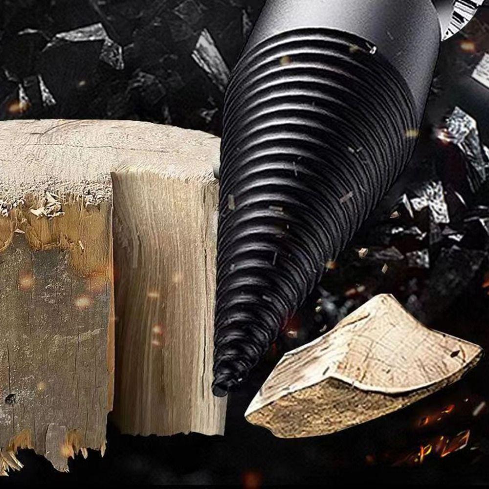 4Pcs Screw Cones Wood Drill Bit 32mm 42mm 50mm Log Splitter  for Electric and Hand Drills