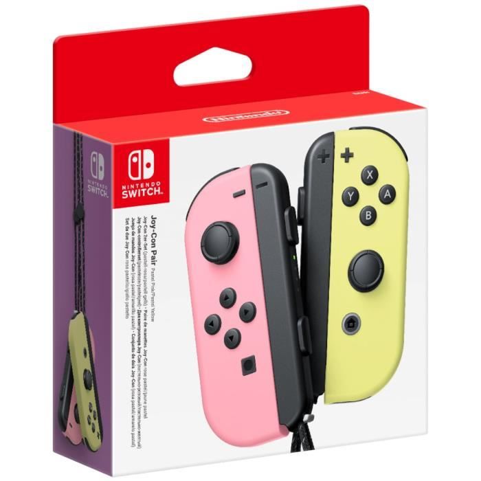 Pastel Pink Joy-Con Controller Pair &; Pastel Yellow for Nintendo Switch