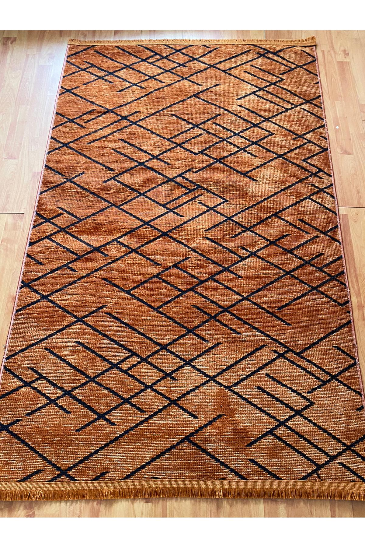 

Rovigo Home Современный тканый ковер из синели 80x150 оранжевый