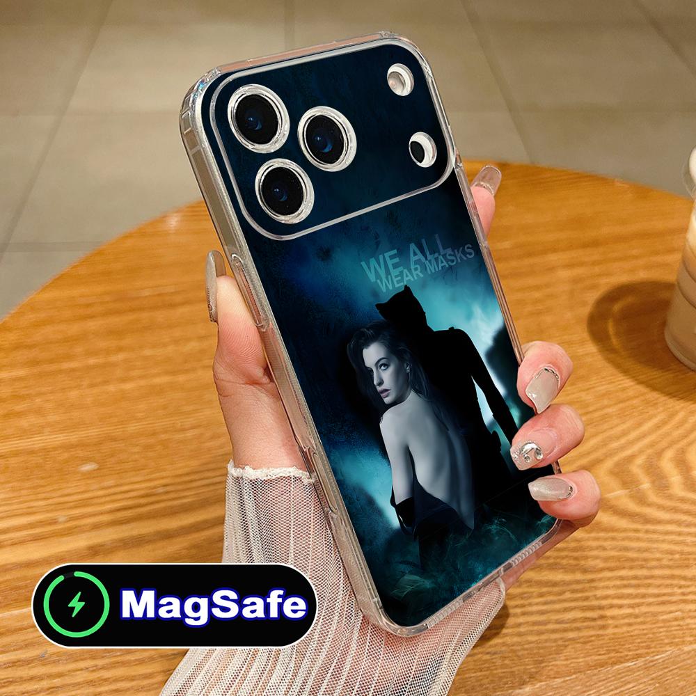 Anne Hathaway Mobile Phone Case for iPhone 17 16 15 14 13 12 11 Air Pro Max Plus Mini Magsafe Clear Colorful Cover Cover Pretty
