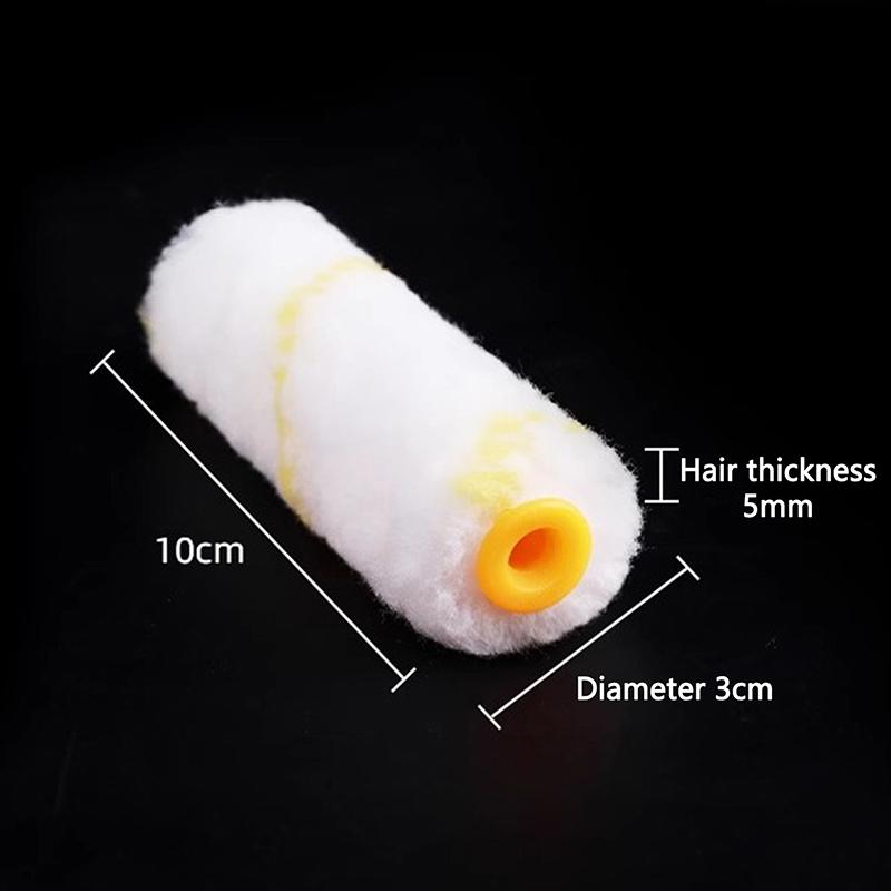 11 Adet Boya Rulosu Seti ,Başparmak Rulosu Çekirdeği Küçük Köşe Lateks Boya Rulosu Çekirdeği Küçük Rulo Aparatı Polyester Karışımı