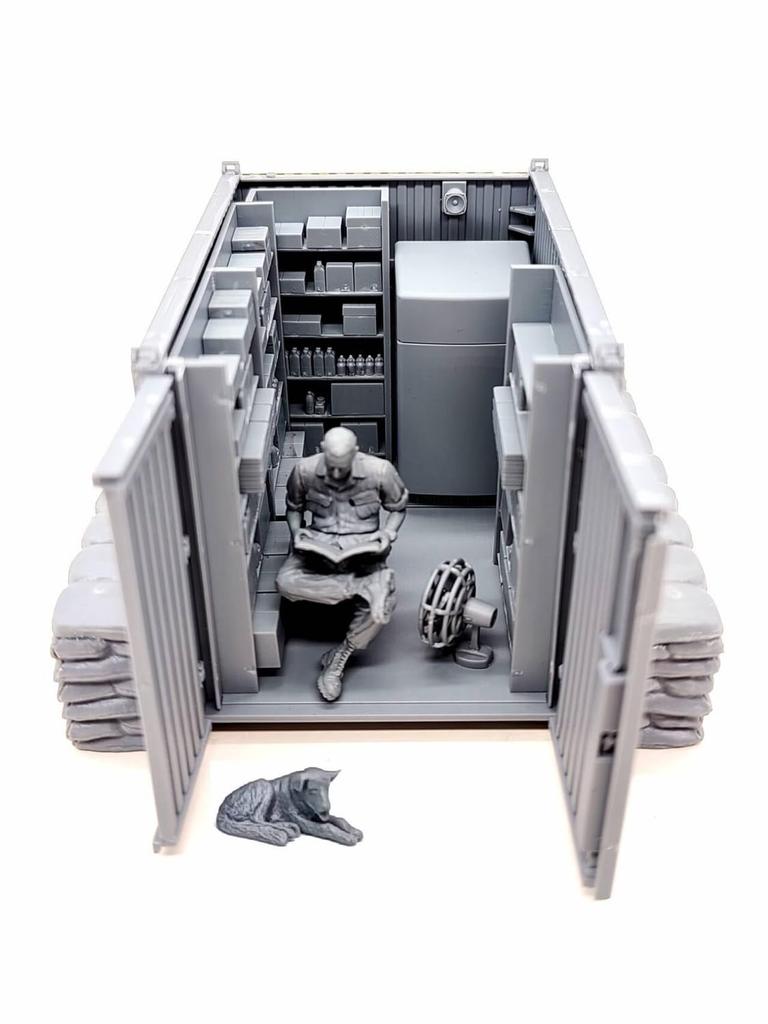 Gecko Models US Military Base Mini Shop Vietnam Plastic Model Kit GEC35GM0118 1/35 (Diorama)