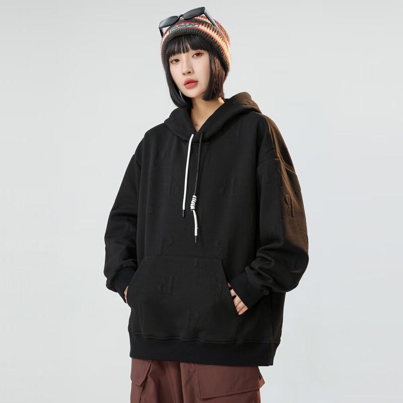 Fengxun Unisex Couple Casual Hooded Sweatshirt FXJS3558