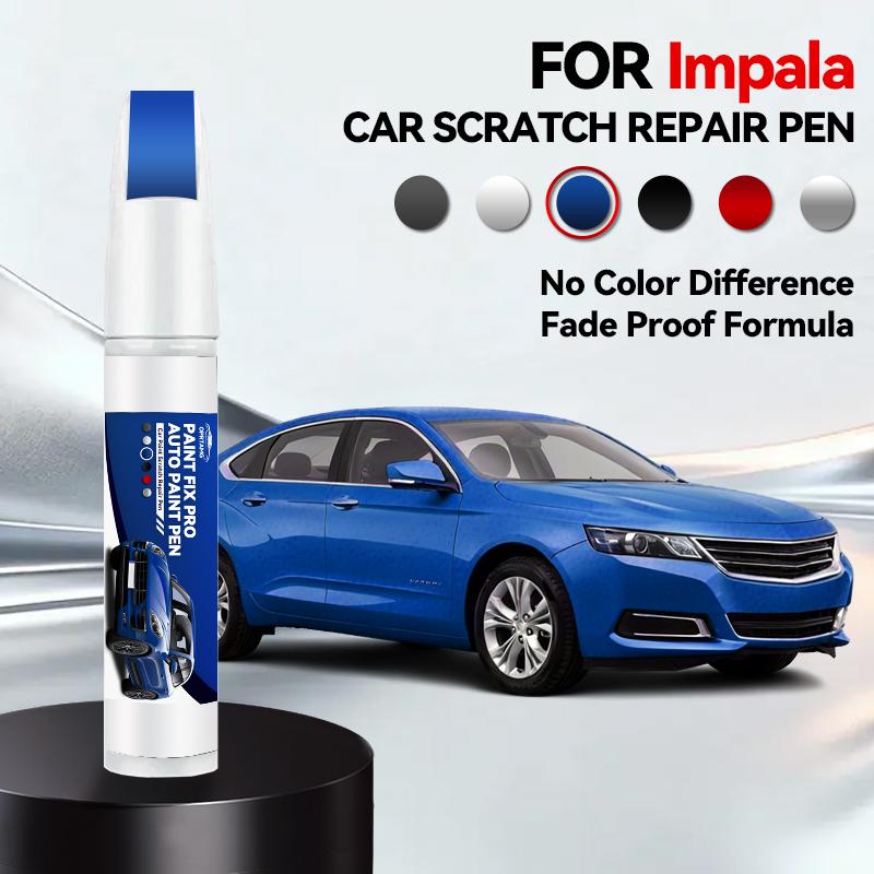 For Chevrolet Impala 1996-2025 Paint Repair Pen Touch Up Scratch Remover DIY Auto Accessories Black White Brown Gray Red Blue