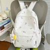 Schoolbag Small Fresh Sweet Soft Girl Backpack Large Capacity Lightweight Weight Casual Backpack Cartoon Cute Schoolbag Schoolgirl