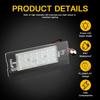 2Pcs CanBus No Error LED License Plate Light For FIAT Panda MK3 Type 169 MK4 312 319 Error Free Bright White Number Lamp