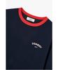 STUDIO TOMBOY Printed Ringer Short Sleeve T-Shirt_Navy 9176322995