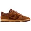 Nike IB7746-200 Dunk Low Light Chocolate Korduroy Retro Freizeitschuhe