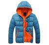 Men's Winter Cotton-Padded Jacket, New Korean Style, Trendy Cold-Weather Coat for Teens, Handsome Autumn and Winter Apparel.