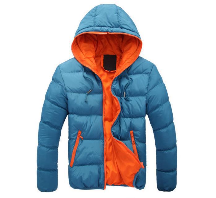 Men's Winter Cotton-Padded Jacket, New Korean Style, Trendy Cold-Weather Coat for Teens, Handsome Autumn and Winter Apparel.