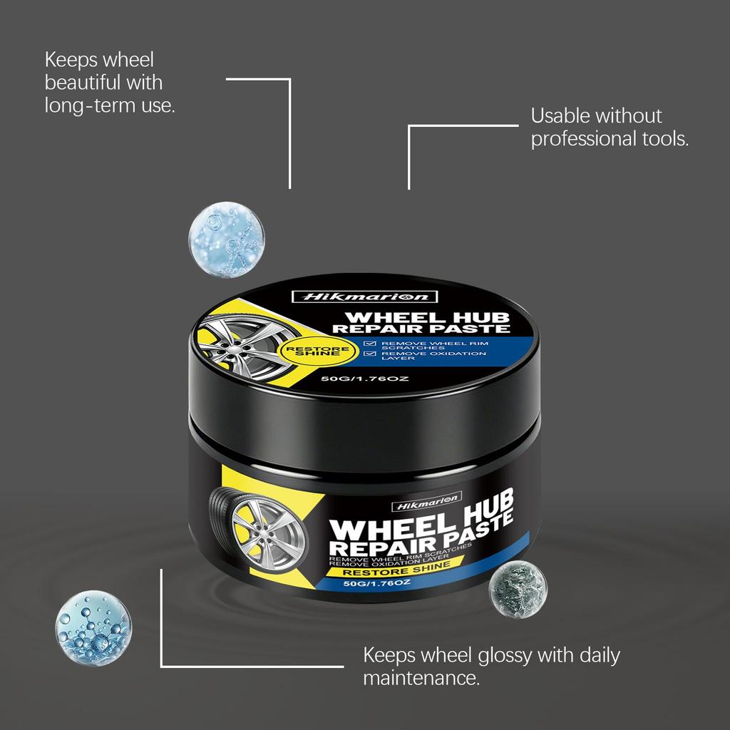 Hikmarion Car Wheel Scratch Repair & Rust Care Cream