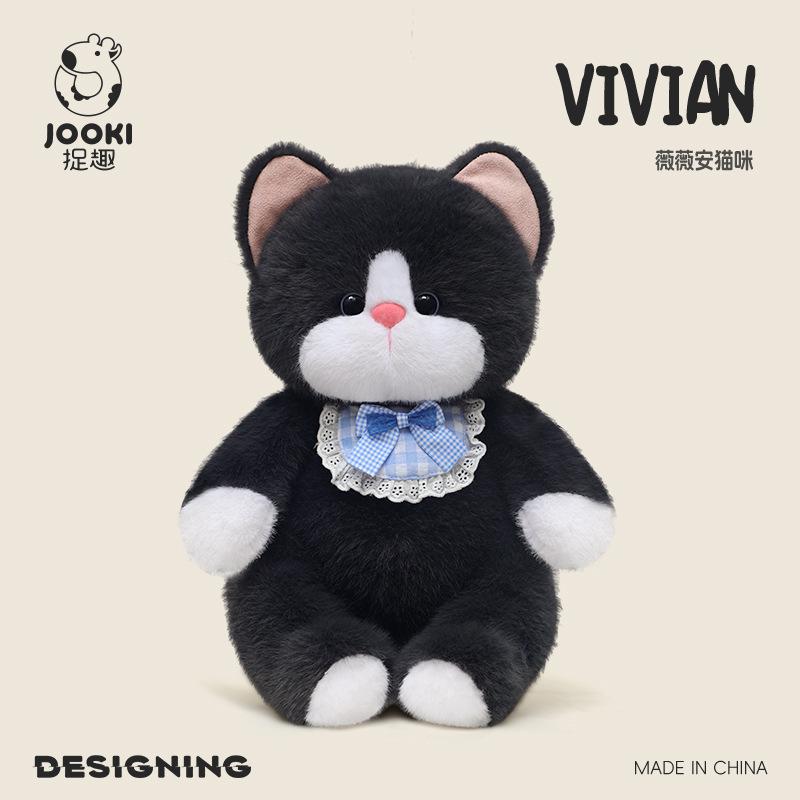 

Мягкий плюшевый котенок — мягкая игрушка, которую приятно обнимать, для сна и снятия беспокойства, лучший подарок перед сном для детей 40CM