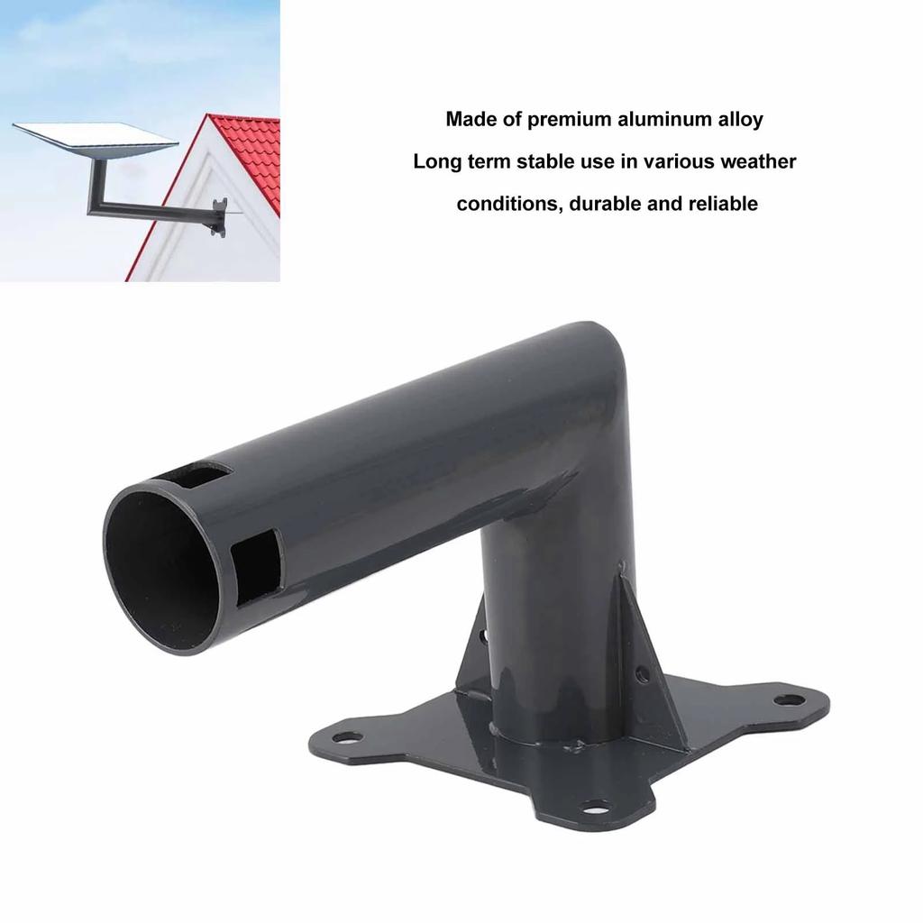 Kit de Montagem de Liga de Alumínio para Antena Starlink de Alta Resistência Suporte de Mastro para Antena Starlink Kit de Montagem para Telhado e Parede para Starlink