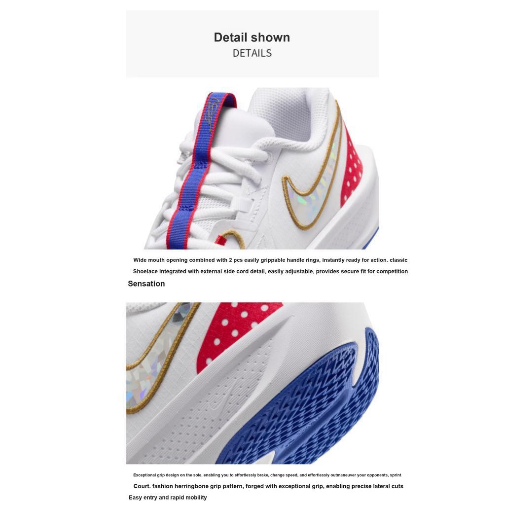 Nike GT Cut 3 GS All-Star Kids Sneakers White Metallic-Gold Game-Royal FJ7012-100