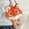 Zootopia Nick Plush Shoulder Bag With Cartoon Design For Kids And Teens