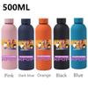 500ML KPop Dämonenjäger Cartoon Druck Sport Auslaufsicher Hohe Qualität Edelstahl Isoliert Wasserbecher Geburtstag Geburtstag Hohe Qualität Geschenke