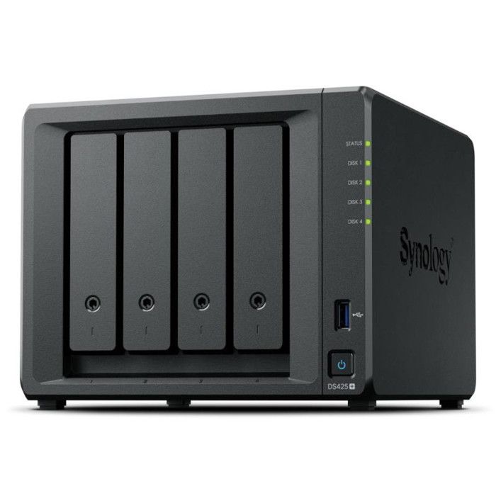 Serveur NAS - SYNOLOGY - DS425+ - 4 baies - 2 Go RAM DDR4 - Intel Celeron J4125
