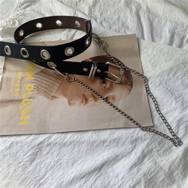 

Women Punk Trendy Style Jk Accessories Versatile Chain Waist Belt Fanny Pack For Outfits Fashionable BeltChain
