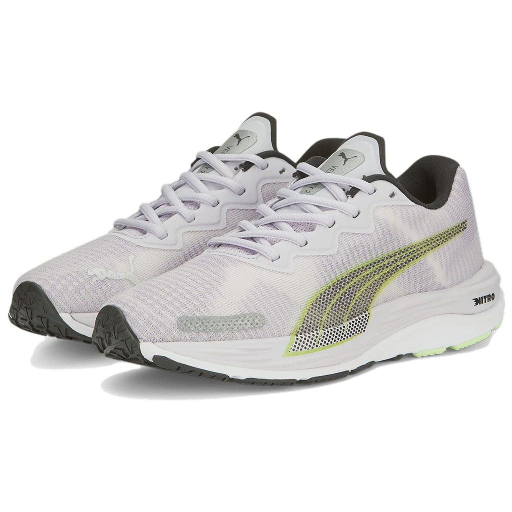 Puma  Velocity Nitro 2 Fade - Spring Lavender Women Sneakers Purple Black Lime 378527-01