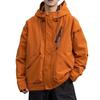 Japanese Functional Hooded Jacket, Men's Autumn and Winter New Trendy Brand Windproof Workwear Pocket Jacket, Trendy Jacket