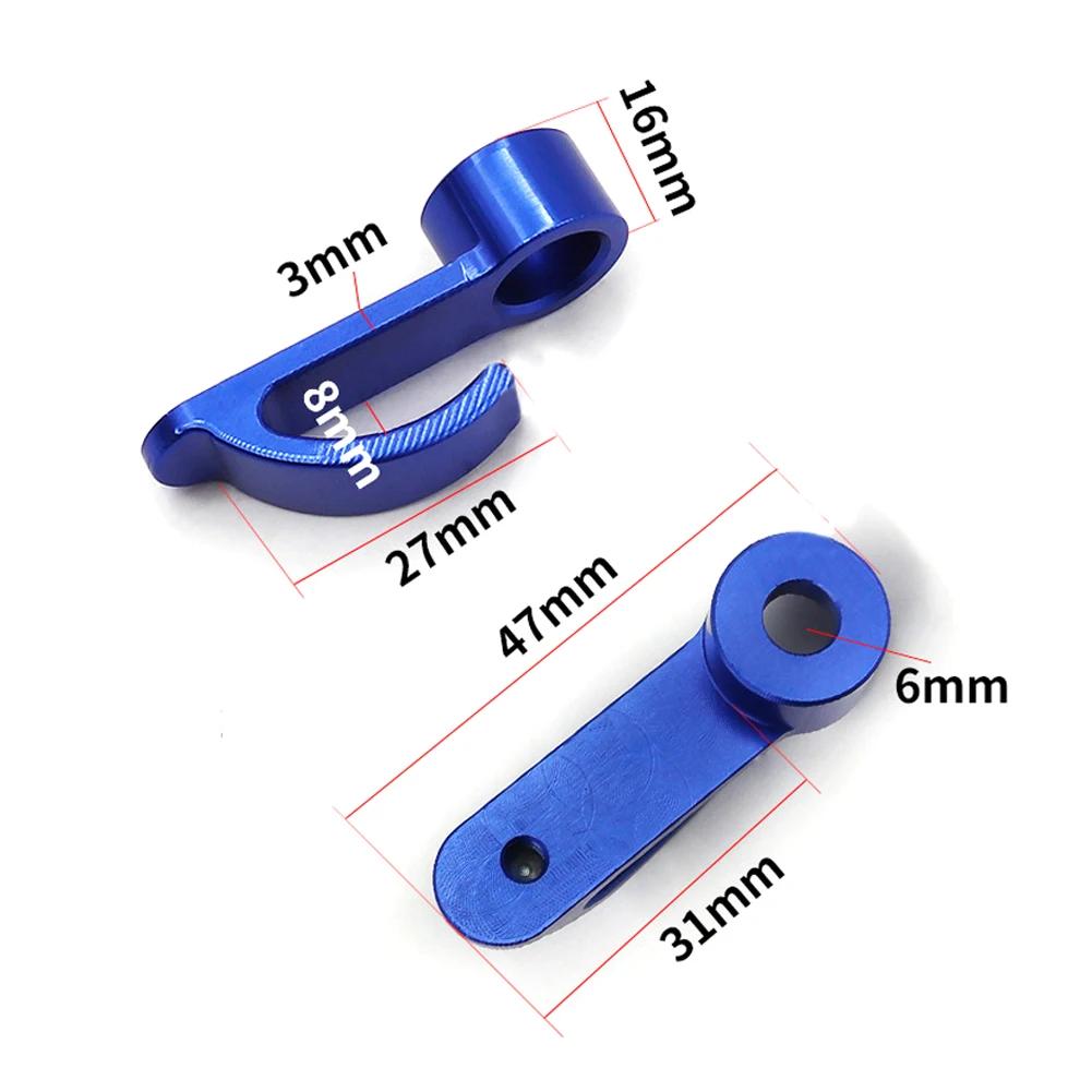 1PC Motorcycle Hook 5 Colors Anti-wear Pure Aluminum Alloy 4.7cm/1.6cm Motorbike Single Hole Hook Helmet Bag Universal CNC