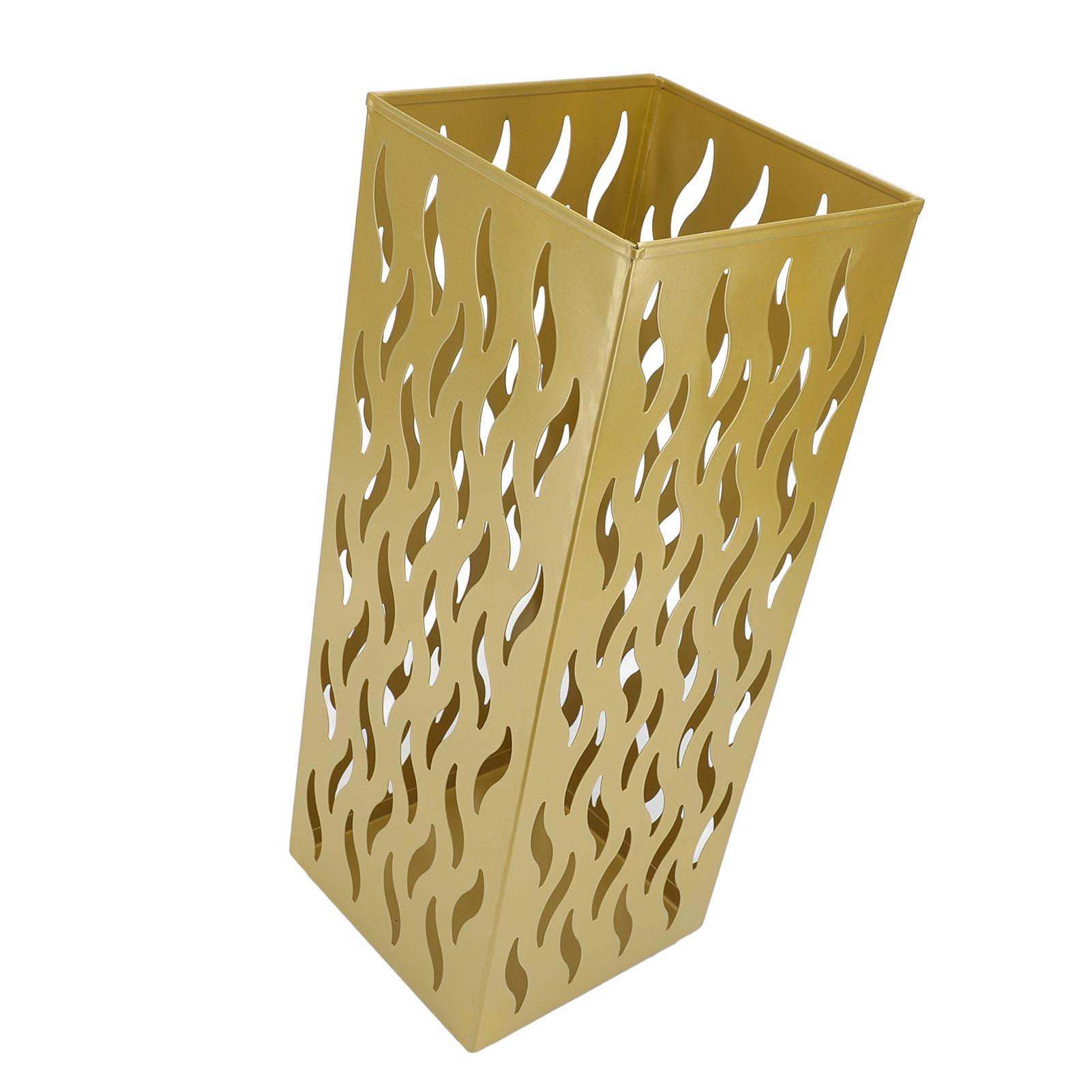 Подставка для зонтов в прихожей Модное металлическое ведро для хранения Органайзер для комнатных зонтов от дождя для дома золотой 2193₽