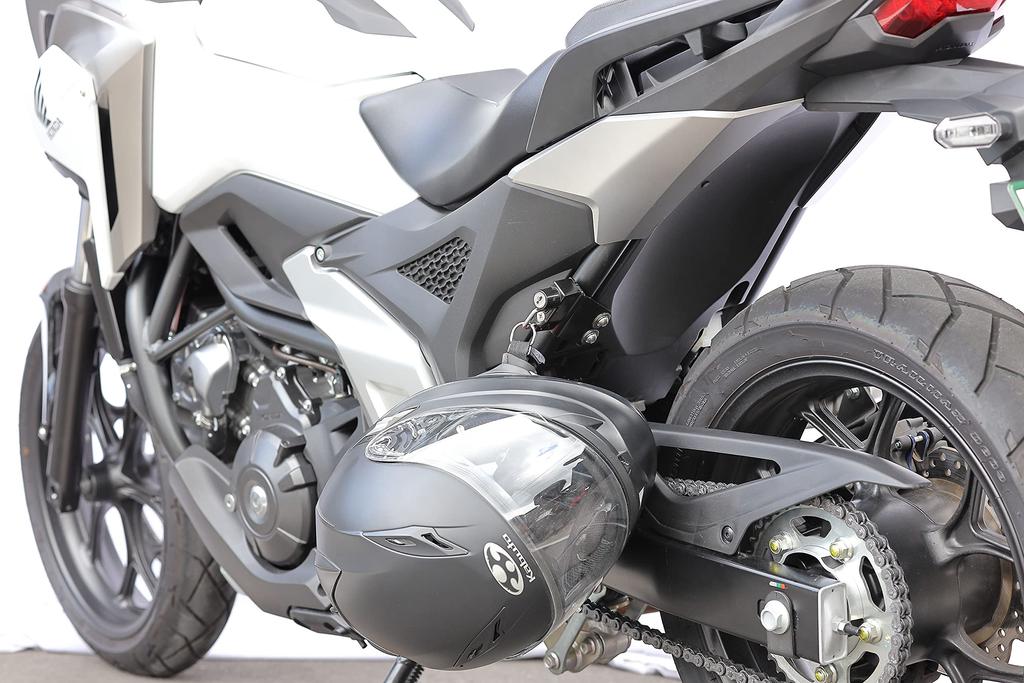 Kijima Motorcycle Parts Helmet Lock Holder, Steel, Anti-Theft, Compatible with NC750X/DCT ('21-) 303-1610