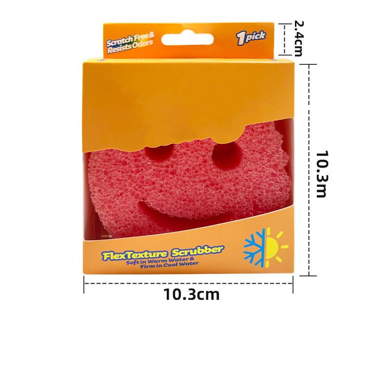 

Sponge Scrubing Cleaning Dish Washing Temperature Sensitive Kitchen Scrubber Red