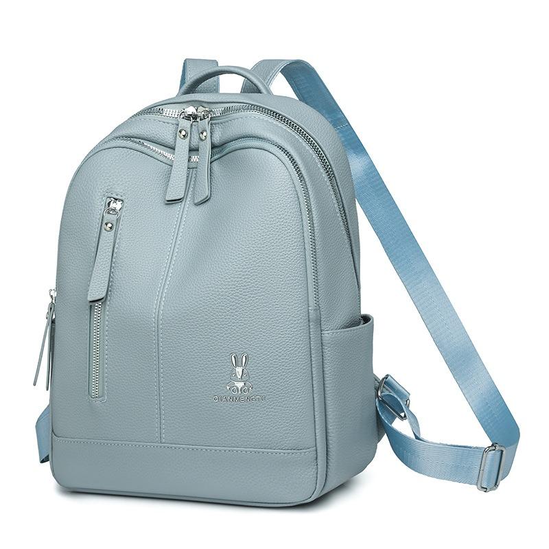 Backpack Women's New Trendy Commuter Simple Large Capacity Backpack Shoulder Bag Leisure Travel Bag Women's Bag Fashion