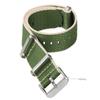 Fashion Watchband Stripe Replacement Men Women Nylon Watch Band with Silver Pin Buckle 20mm 22mm Strap for Rolex Band for Omega
