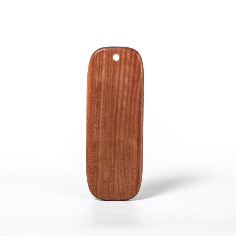 ChuyiBa Wenge Wood Cutting Board with Leather Rope
