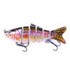 HENGJIA 10cm 18g Multi-Section Sinking Bionic Lure - 6-Section Fish Bait Model